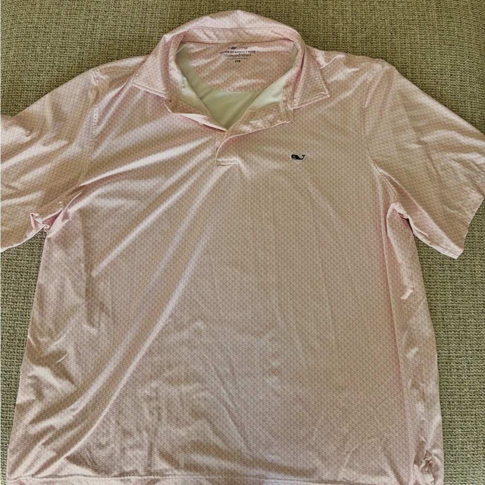 Vineyard Vines Light Pink Polo Shirt